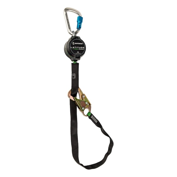 Safewaze Self Retracting Lifeline, 7 ft. Length, Carabiner, 310 lb. Weight Capacity 018-5031 - main